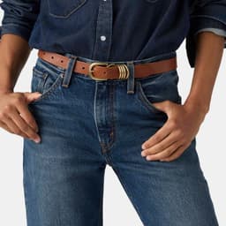 Cinturon Mujer Lyla Ring Belt Cafe Cafe M