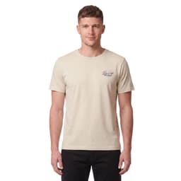 Polera Estampado Espalda Hombre Beige XL