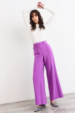 Pantalon Mujer Morado Morado M