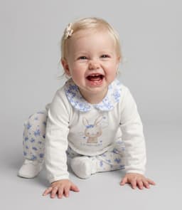 Conjunto recien nacida conejo L13221270261 celeste Celeste 6 MESES