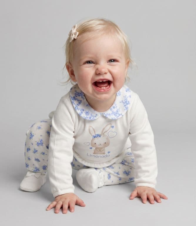 Conjunto recien nacida conejo L13221270261 celeste Celeste 6 MESES