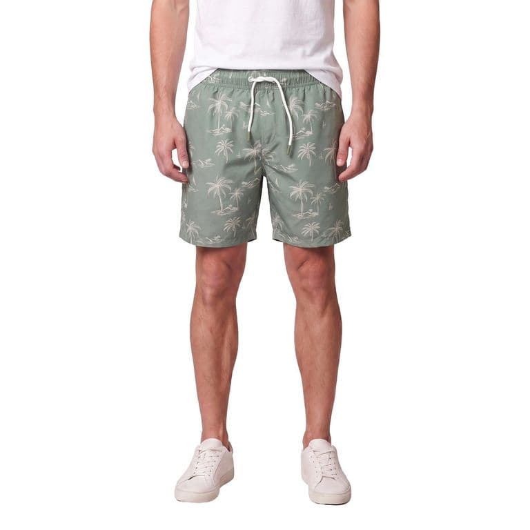 Traje de Bano estampado Verde 2XL