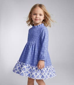 Vestido bebe boho L12131270458 azul Azul 24 MESES