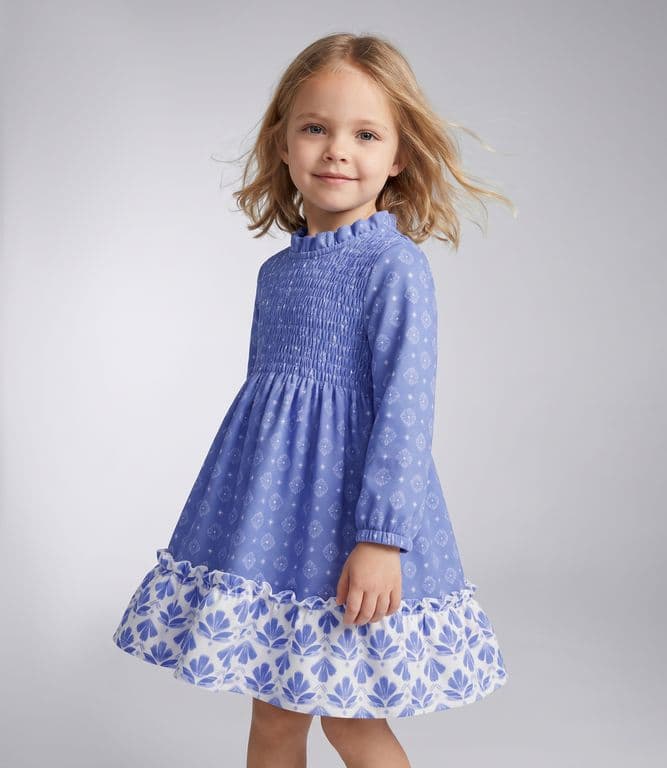 Vestido bebe boho L12131270458 azul Azul 24 MESES