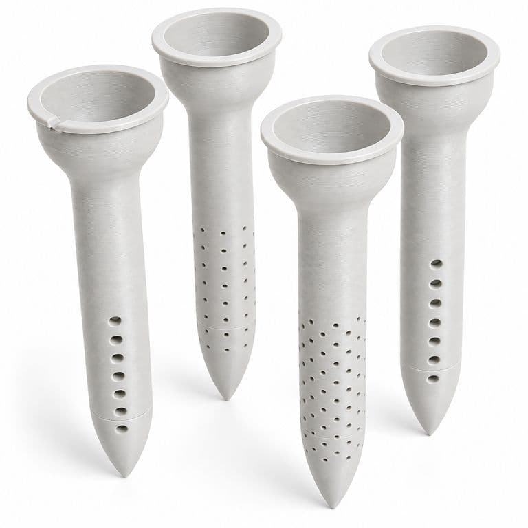 Punta de Riego para Plantas 3D - Pack 4 Unidades Blanco