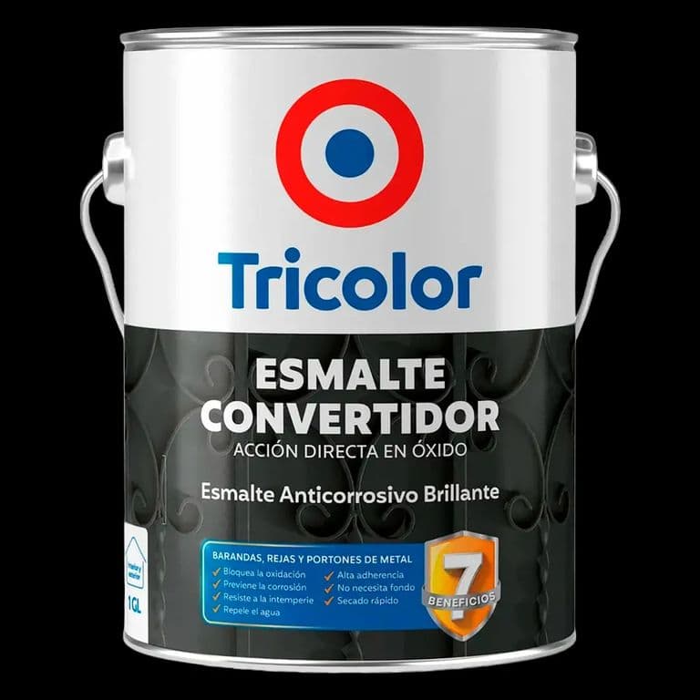 Anticorrosivo-Esmalte 7 beneficios negro 1gl
