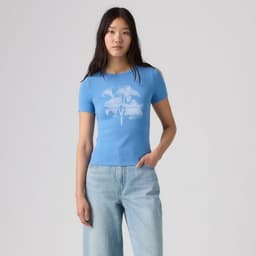 Polera Mujer GR Hayes SS Tee Celeste Celeste L