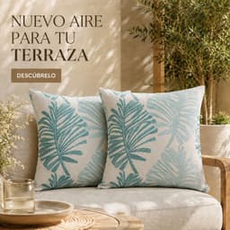 Fundas para cojin Elengantes Desing Hojas Verde - Pack 2