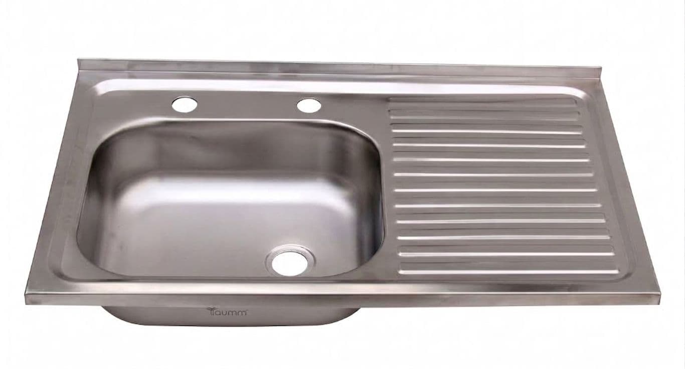 Lavaplatos Sobreponer 80x50 cm Secador Derecho Combinacion