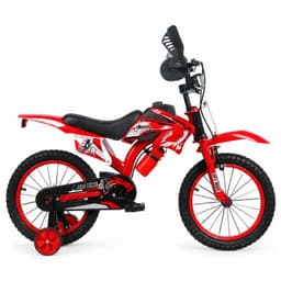 Bicicleta Infantil Aro 16 Motocross Deportiva Roja Rojo XS