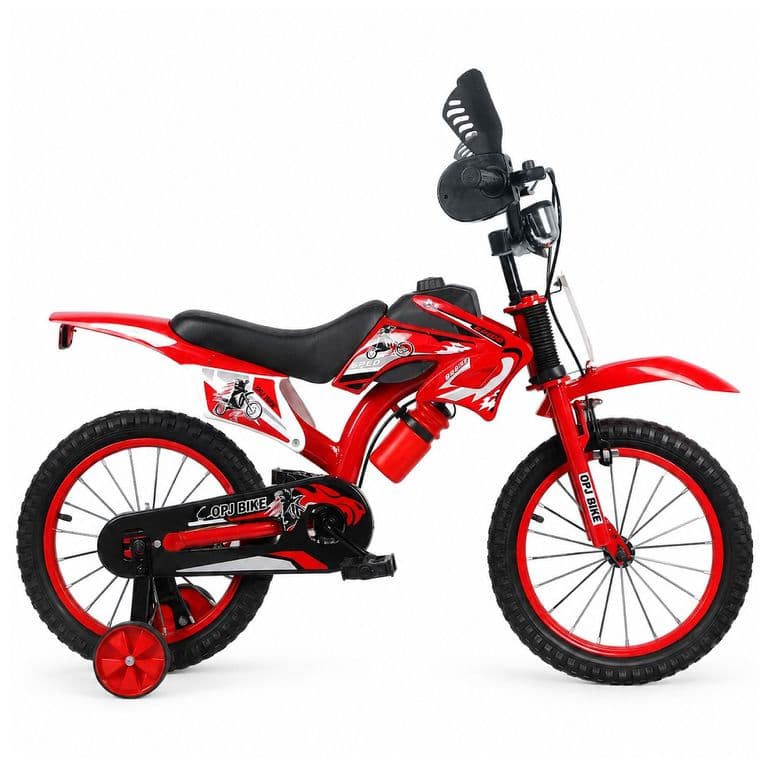 Bicicleta Infantil Aro 16 Motocross Deportiva Roja Rojo XS