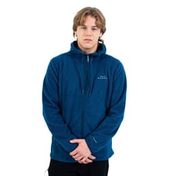 Poleron Hoodie Micropolar Hombre Valle De La Luna Azul S