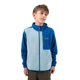 Poleron Hoodie Waffle Nino Limari Azul 10
