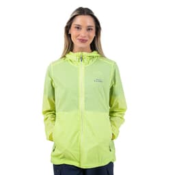Cortavientos Ripstop Ultraliviano Mujer Caleu Verde Claro XS