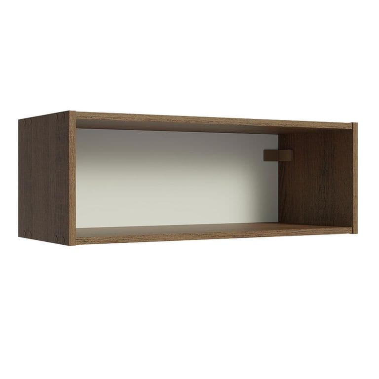 Mueble Aereo de Cocina 60 cm Nicho Abierto Marron 60x25x22 cm