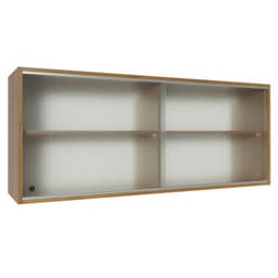 Mueble Aereo de Cocina 120 cm 2 Puertas Marron 120x30x50 cm