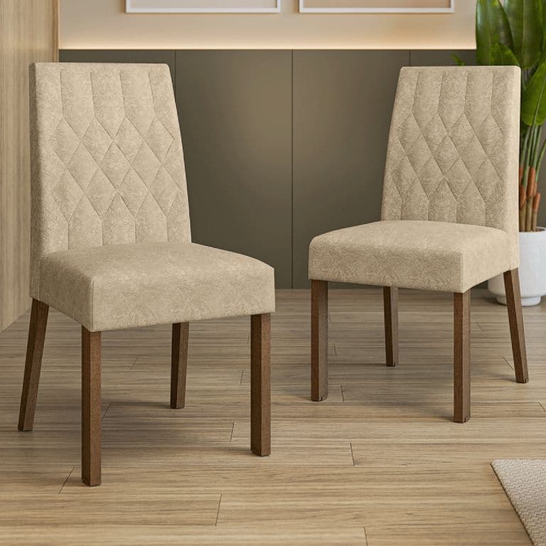 Pack 2 Sillas de Comedor 4256 Imperial 45x57x94 cm
