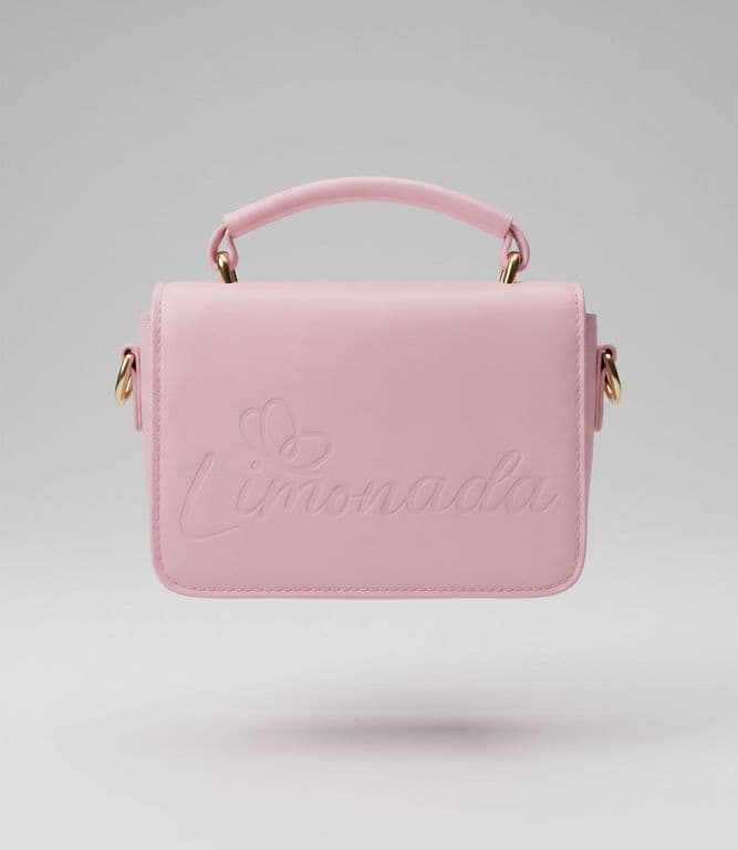 Cartera nina con lazo L91671270399 rosada Rosa TALLA UNICA