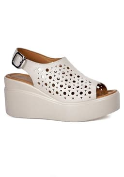 Sandalia Cuero Ankara Beige Beige 38