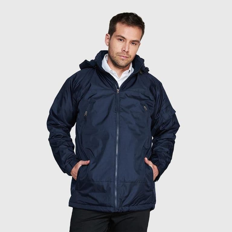 Parka Basica Hombre Azul marino Azul Marino M