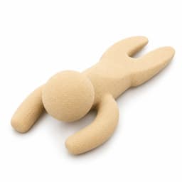 Tope para Puerta Divertido Figura Ayudame! 3D Beige