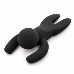 Tope para Puerta Divertido Figura Ayudame! 3D Negro