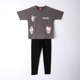 Conjunto Nina Personajes Gris Gris 10