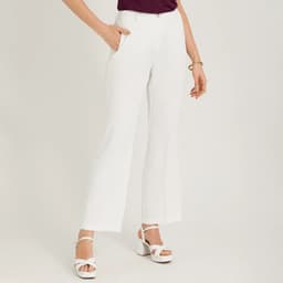 Pantalon Formal Palazzo Liviano Crudo Blanco L