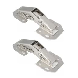 Par de Bisagras Bidimensional Oculta 90 con tornillos 10,5 x 4,4 cms