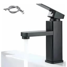 Llave Monomando Lavamanos Metalica, incluye flexibles, Marca