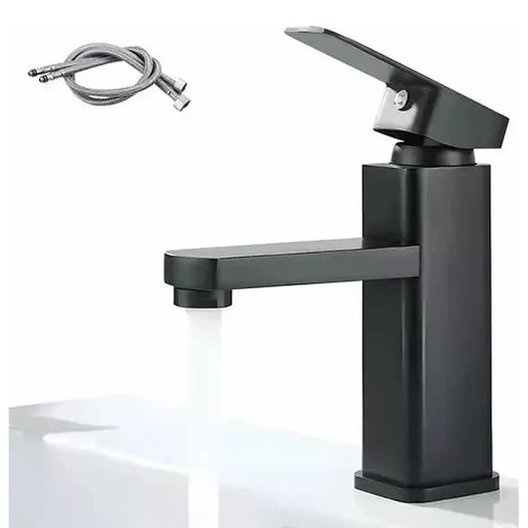 Llave Monomando Lavamanos Metalica, incluye flexibles, Marca