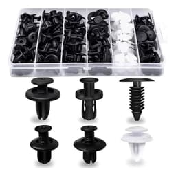 Caja 100 Clips Fijacion Broche Retencion Plastico Tapabarro