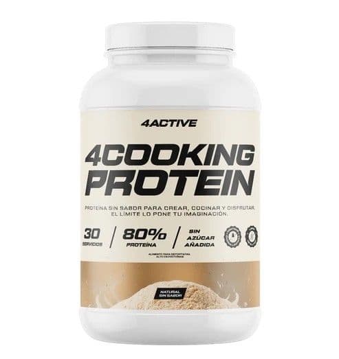 PROTEINA 4COOKING 30 SERVICIOS NATURAL 900GR - SIN SABOR