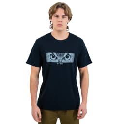Polera Manga Corta Hombre Lifestyle Negro S