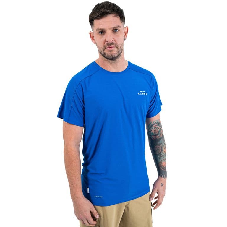 Polera Deportiva Antiolor Hombre Torrecilla Azul L