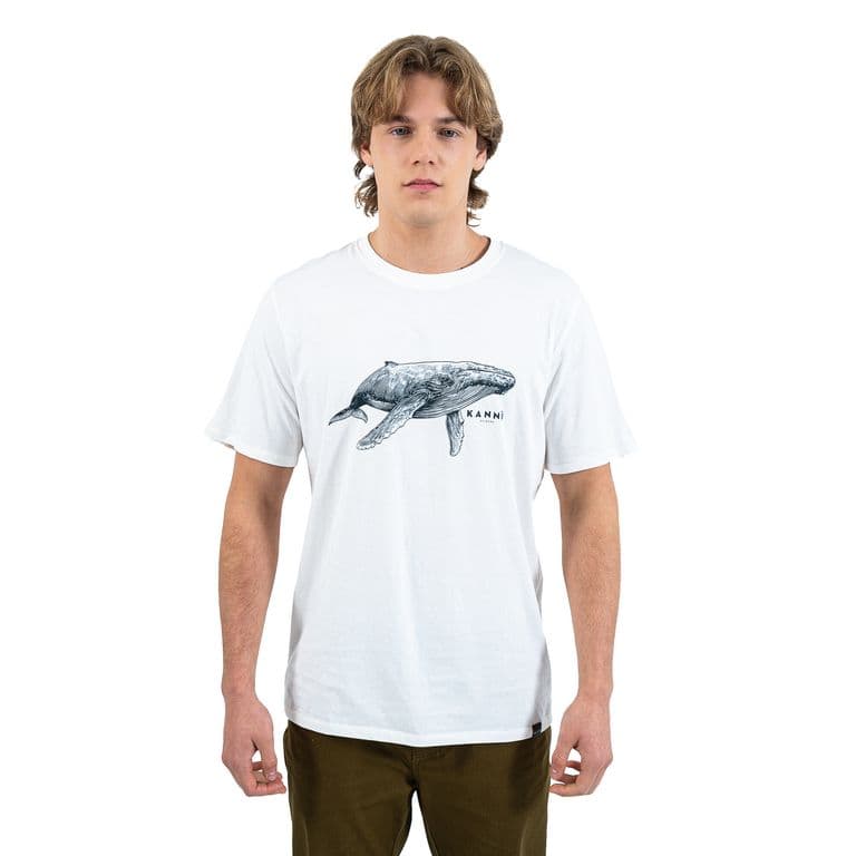 Polera Manga Corta Hombre Lifestyle Blanco S