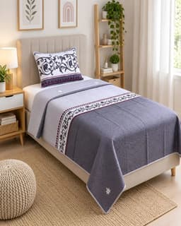 Cubrecamas Quilt De Verano Plaza y Media Ligero Y Transpirable Mas Almohada