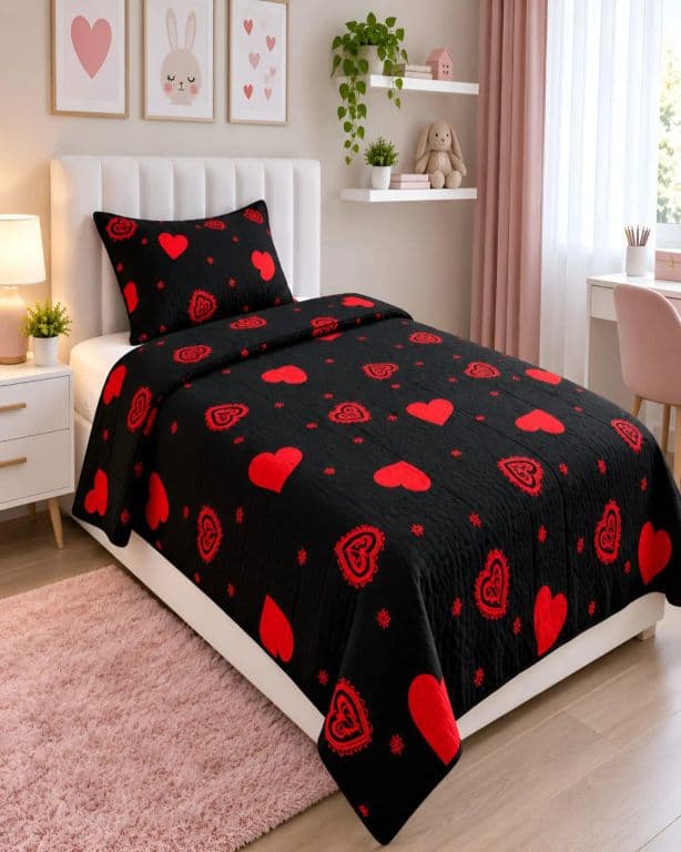 Cubrecamas Quilt De Verano Plaza y Media Ligero Y Transpirable Mas Almohada