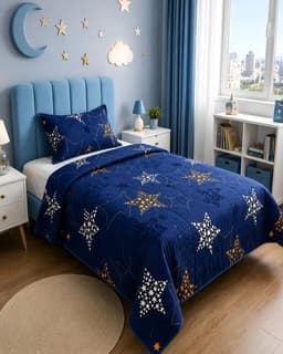 Cubrecamas Quilt De Verano Plaza y Media Ligero Y Transpirable Mas Almohada