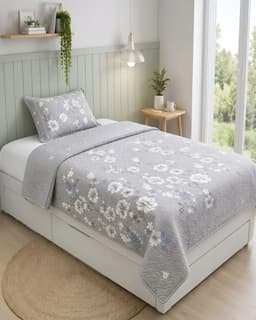 Cubrecamas Quilt De Verano Plaza y Media Ligero Y Transpirable Mas Almohada