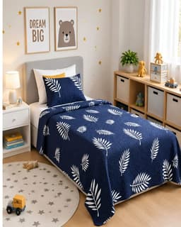 Cubrecamas Quilt De Verano Plaza y Media Ligero Y Transpirable Mas Almohada