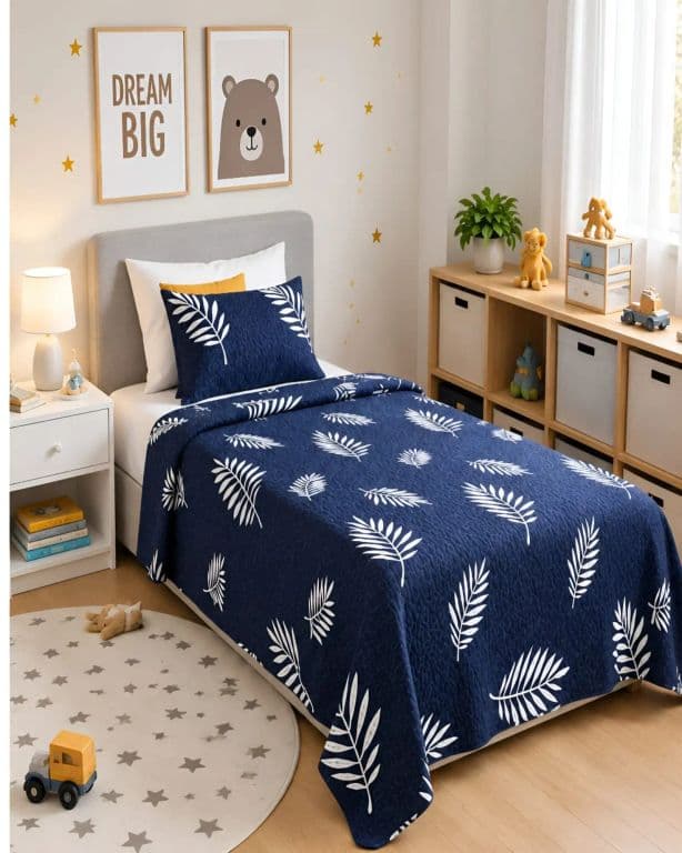 Cubrecamas Quilt De Verano Plaza y Media Ligero Y Transpirable Mas Almohada