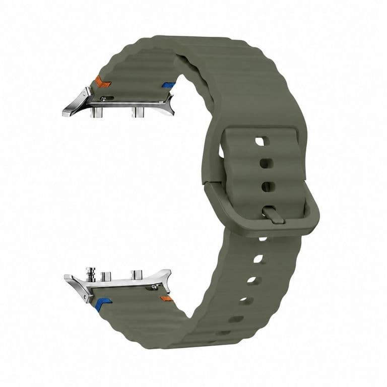 Correa Compatible Con Huawei Watch D2 - Silicona Sport Verde Oliva TALLA UNICA
