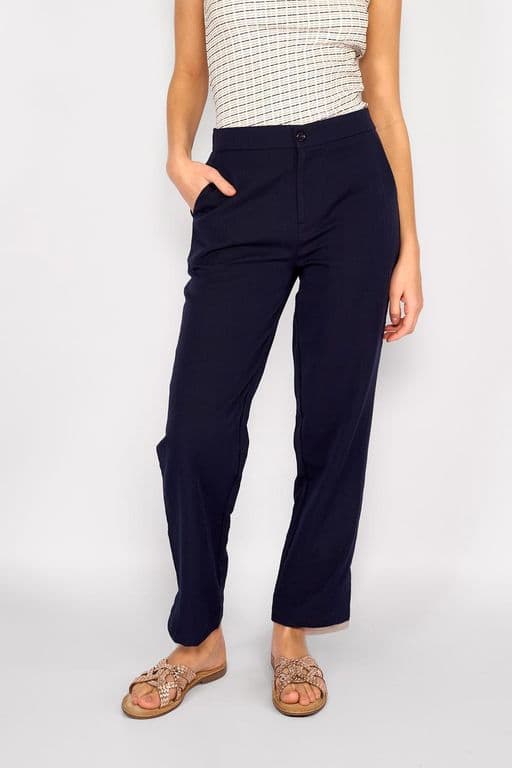 Pantalon Recto Sastreria Alicia Azul Azul M