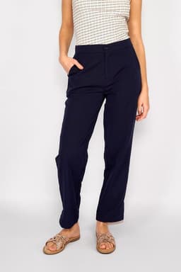 Pantalon Recto Sastreria Alicia Azul Azul L