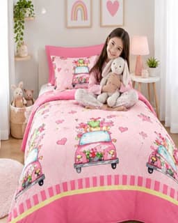 Cubrecama 1.5 Plazas Y Funda de Almohada
