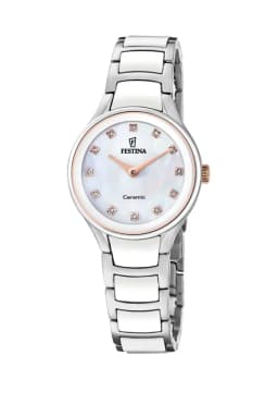 Reloj F20752/8 Blanco Mujer Ceramic 30.50MM OP Plateado 30