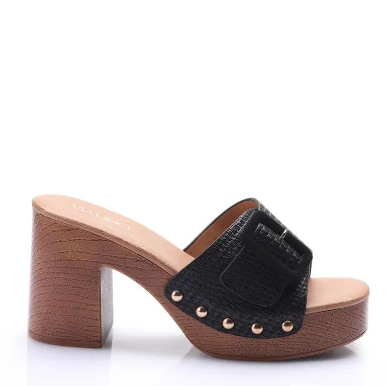 Sandalia Mujer Solea Portovenere Negra Negro 38