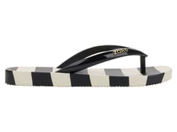 Sandalia Mujer Negro/Blanco Estampa Negro 40-41