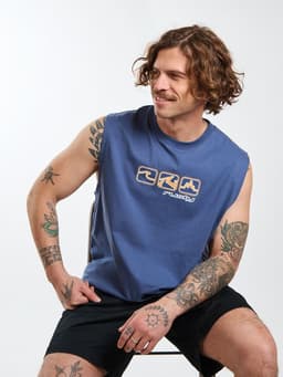 Polera SM Headland Azul Hombre Azul 2XL